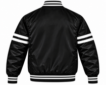 Arizona Diamondbacks Stripe Sleeves Heavyweight Satin Jacket