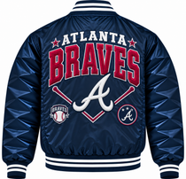 Atlanta Braves Retro Heavyweight Satin Jacket