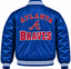 Atlanta Braves Blue Heavyweight Satin Jacket