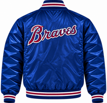 Atlanta Braves Heavyweight Satin Jacket