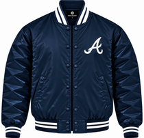 Atlanta Braves Retro Heavyweight Satin Jacket