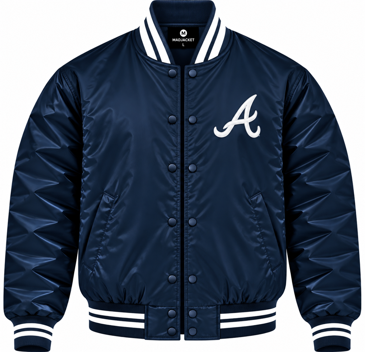Atlanta Braves Retro Heavyweight Satin Jacket