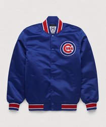 Chicago Cubs Heavyweight Satin Fan Jacket