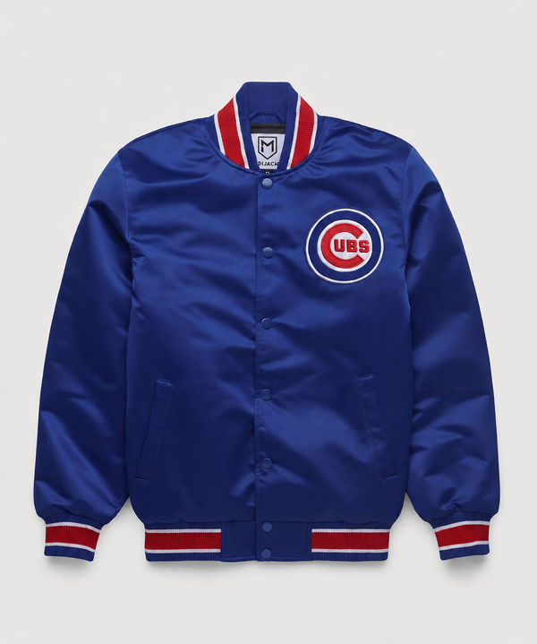 Chicago Cubs Heavyweight Satin Fan Jacket