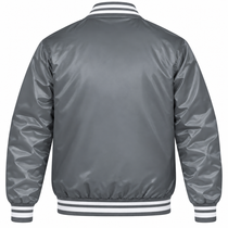 Baltimore Orioles Gray Heavyweight Satin Jacket
