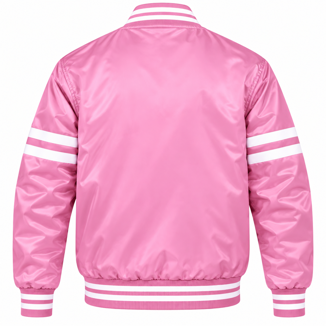 Baltimore Orioles Stripe Sleeves Heavyweight Satin Jacket Secondary image