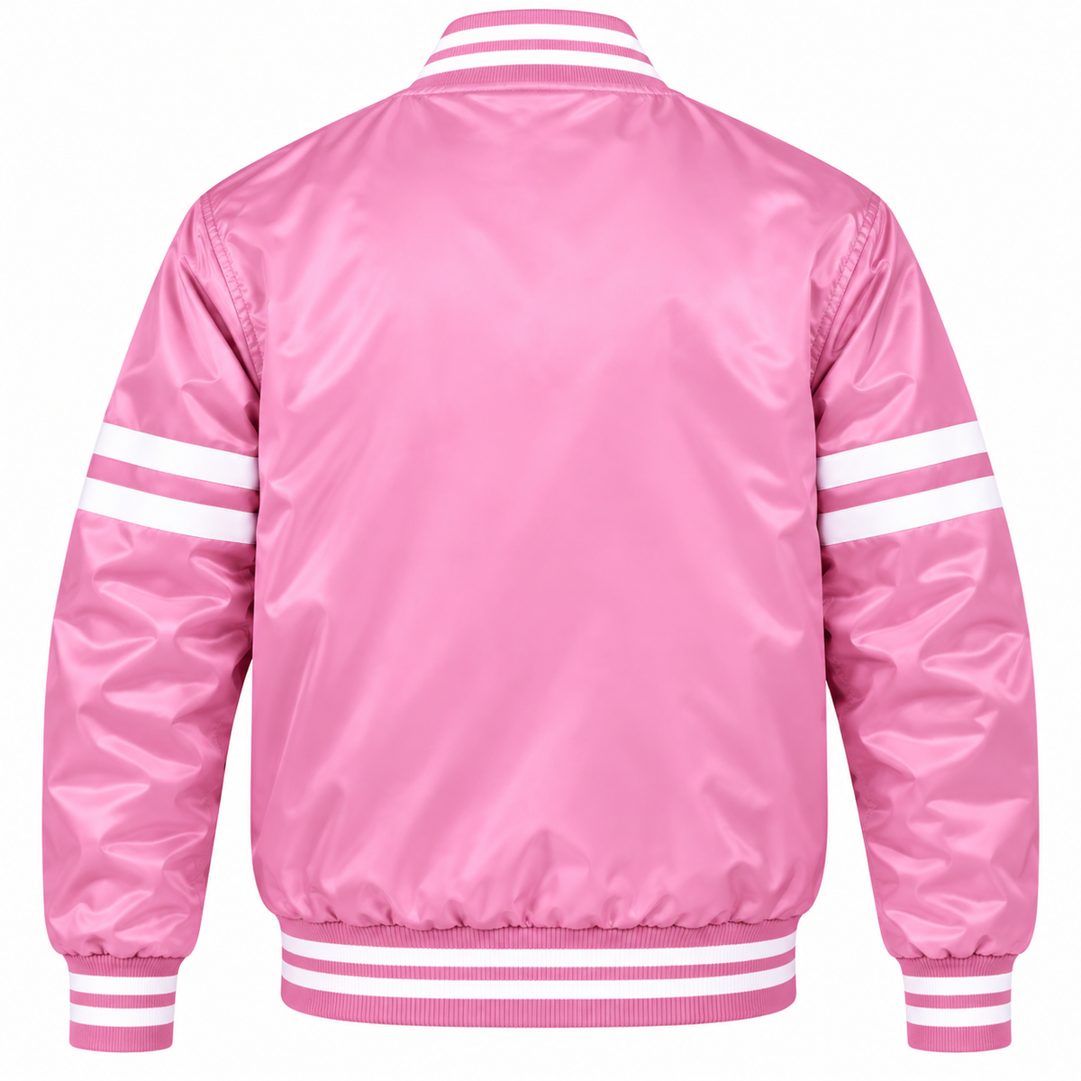 Baltimore Orioles Stripe Sleeves Heavyweight Satin Jacket
