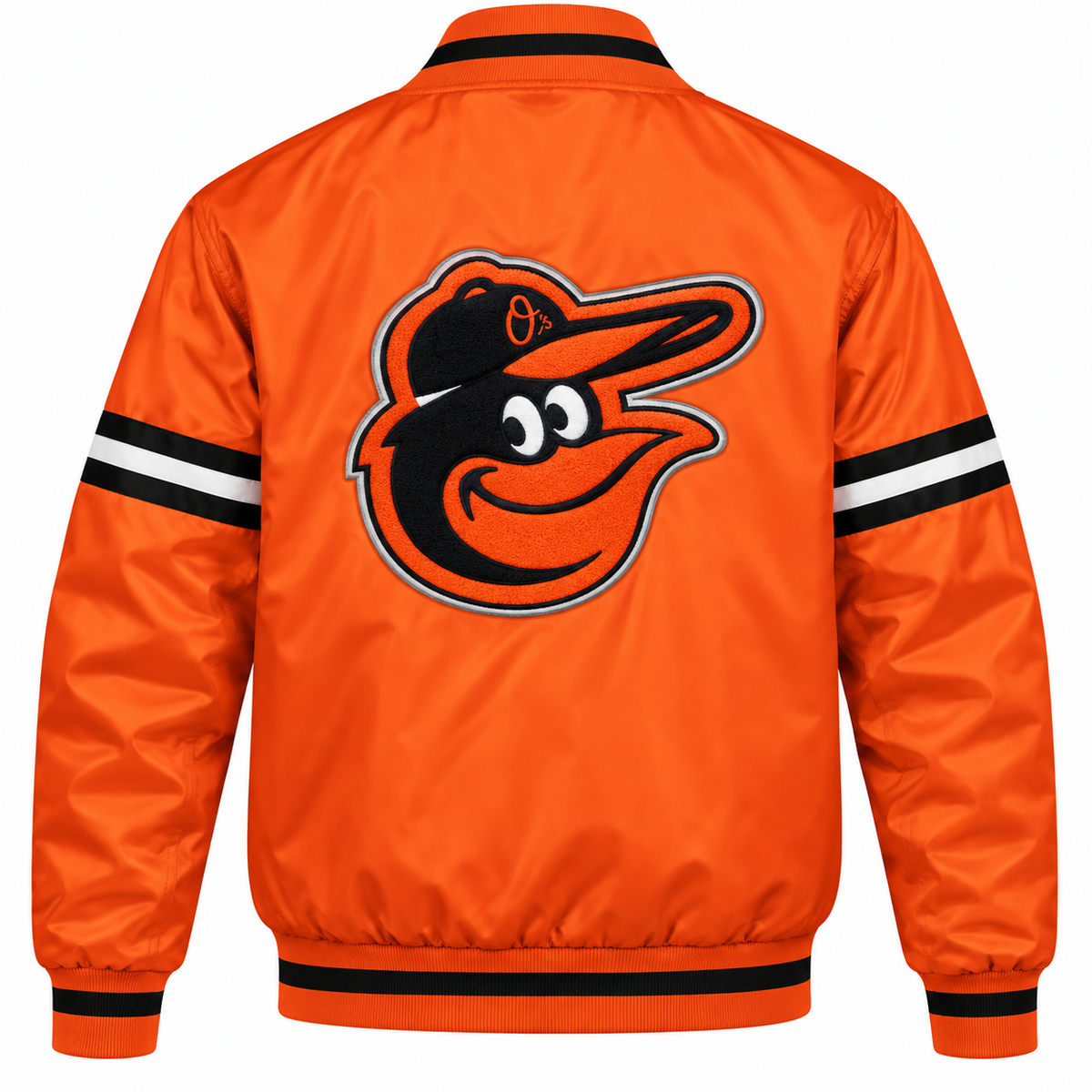 Baltimore Orioles Orange Heavyweight Satin Jacket