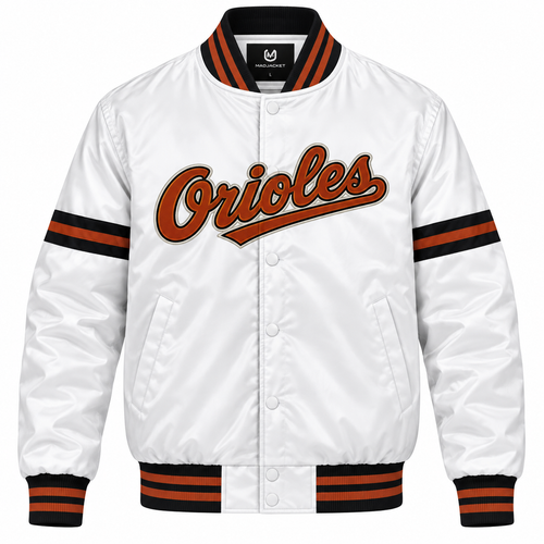 Baltimore Orioles Game Day Heavyweight Satin Jacket