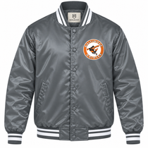 Baltimore Orioles Gray Heavyweight Satin Jacket