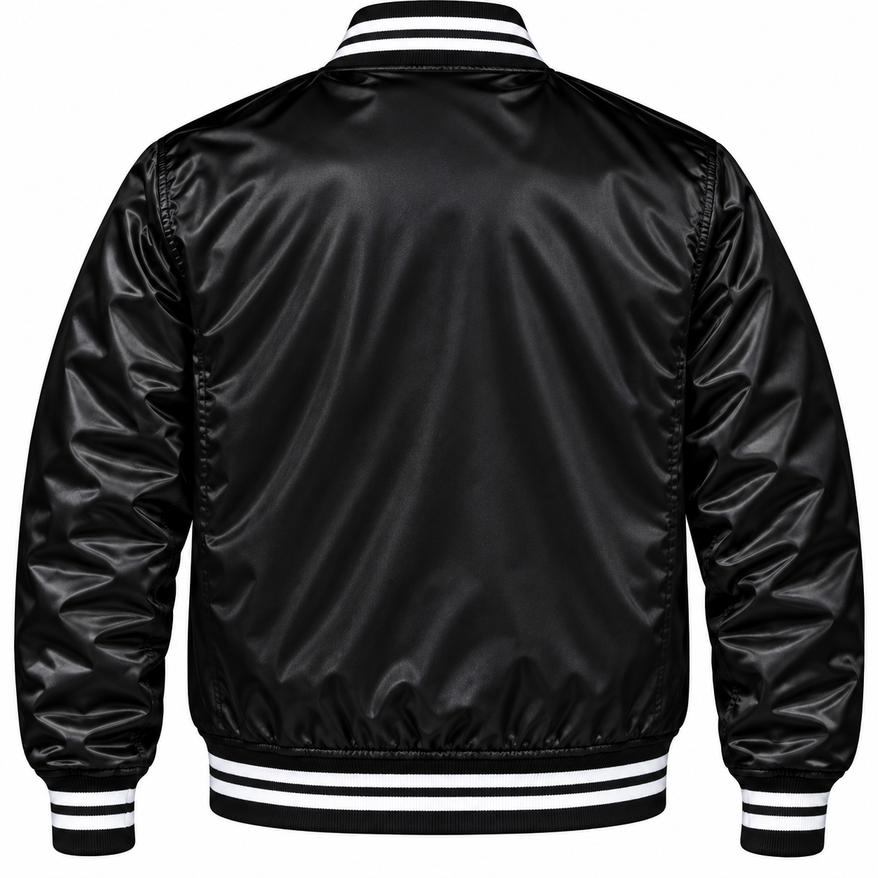 Cleveland Browns Black Heavyweight Satin Jacket Secondary image