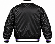 Colorado Rockies Black Heavyweight Satin Jacket
