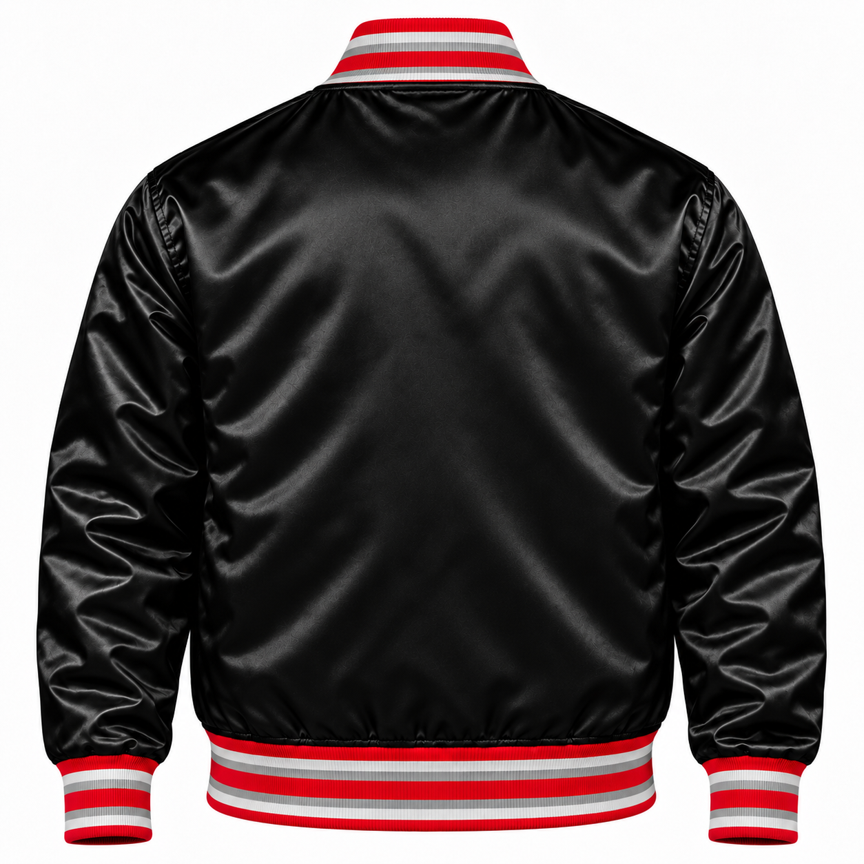 Ohio State Buckeyes Black Heavyweight Satin Jacket Secondary image
