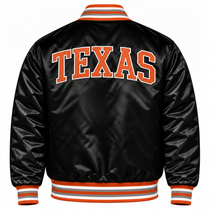 Texas Longhorns Full Snap Heavyweight Satin Jacket