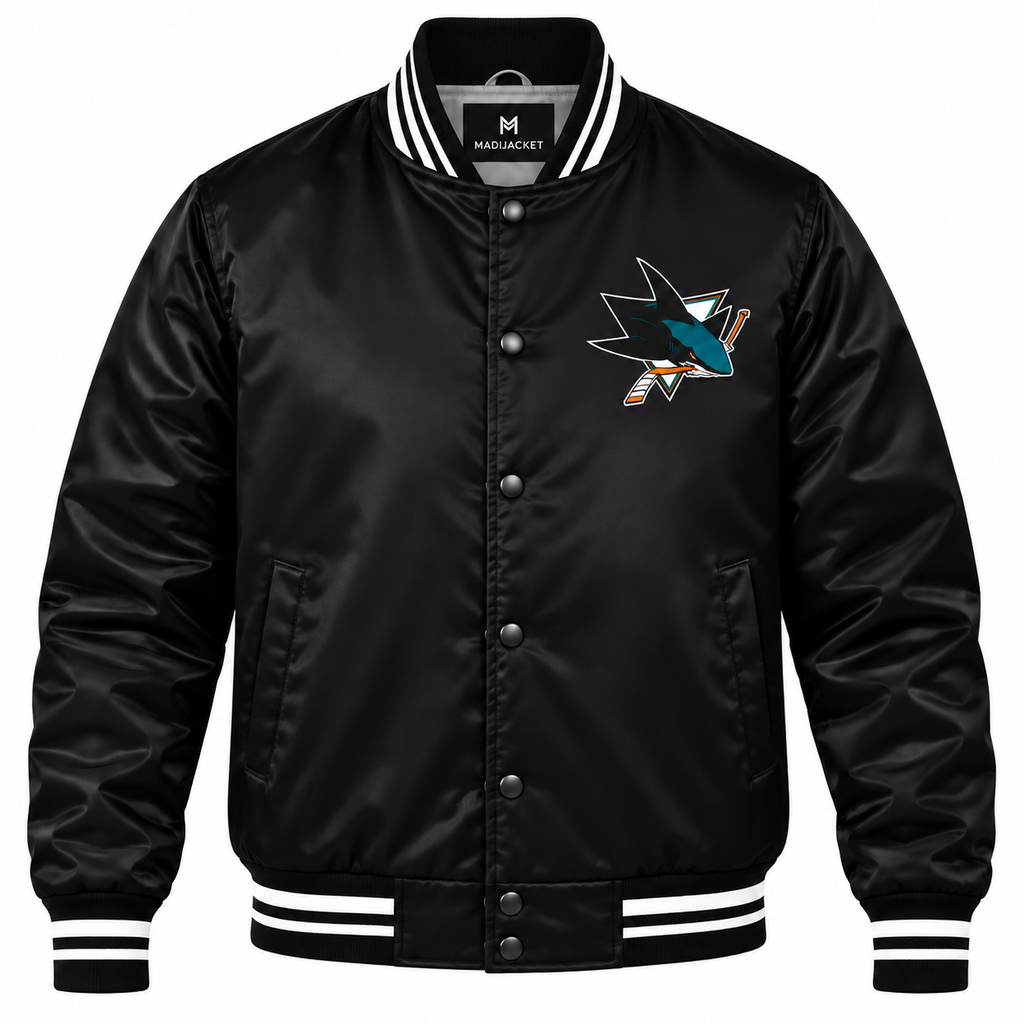 San Jose Sharks Heavyweight Satin Jacket