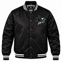 San Jose Sharks Heavyweight Satin Jacket