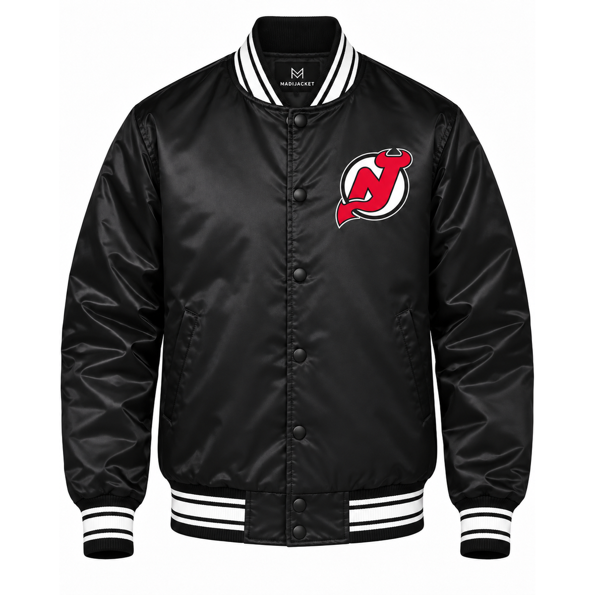 New Jersey Devils Heavyweight Satin Jacket Main image