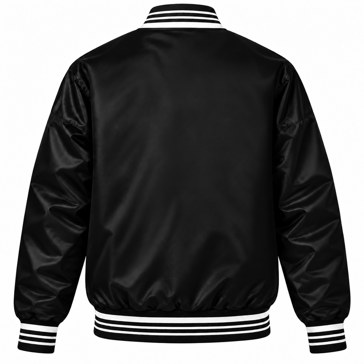 Chicago Blackhawks Black Heavyweight Satin Jacket Secondary image