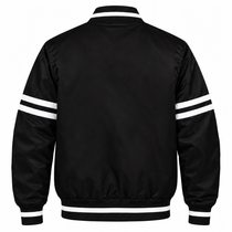 Los Angeles Kings Stripe Sleeves Heavyweight Satin Jacket