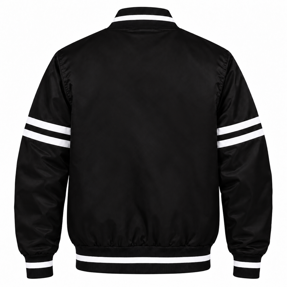 Los Angeles Kings Stripe Sleeves Heavyweight Satin Jacket