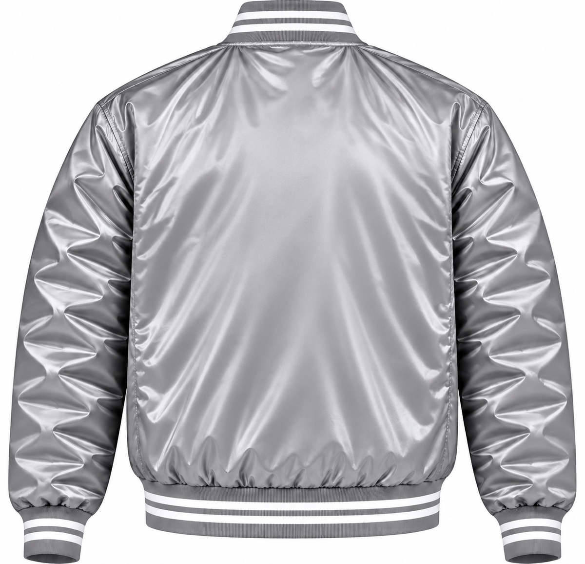 Houston Astros Gray Heavyweight Satin Jacket