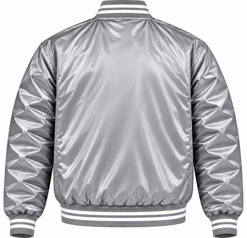 Colorado Rockies Gray Heavyweight Satin Jacket