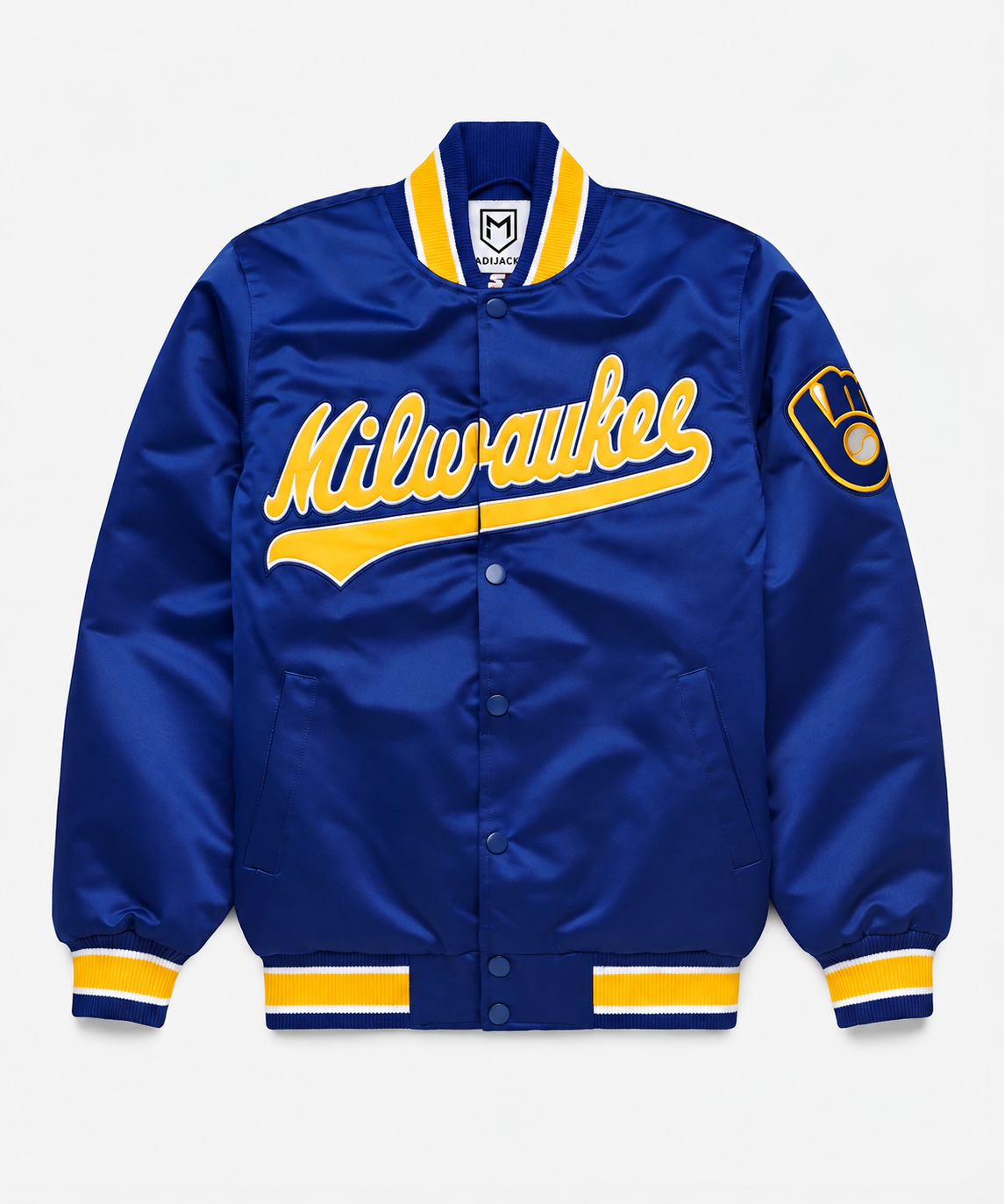 Milwaukee Brewers Heavyweight Satin Jacket Main image