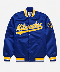 Milwaukee Brewers Heavyweight Satin Jacket