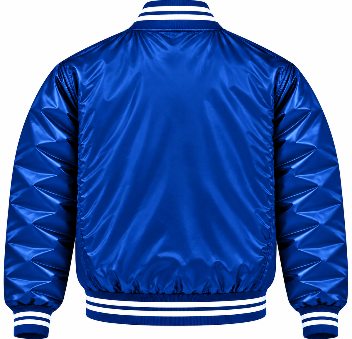 Texas Rangers Blue Heavyweight Satin Jacket