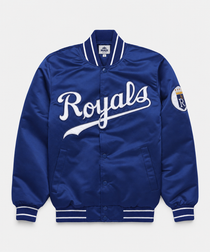 Kansas City Royals Heavyweight Satin Jacket