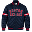 Boston Red Sox Stripe Sleeves Heavyweight Satin Jacket