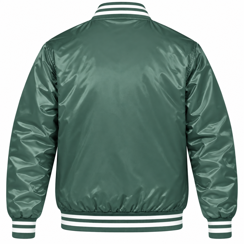 Boston Red Sox Green Heavyweight Satin Jacket