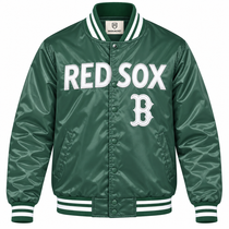 Boston Red Sox Green Heavyweight Satin Jacket