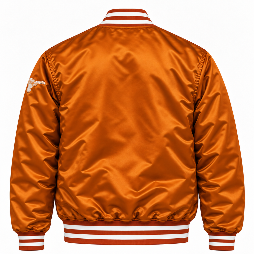Texas Longhorns Heavyweight Satin Jacket