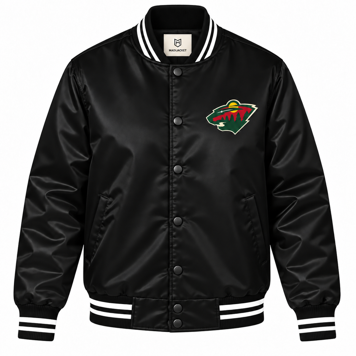 Minnesota Wild Heavyweight Satin Jacket Main image