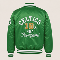 Boston Celtics Heavyweight Satin Fan Jacket