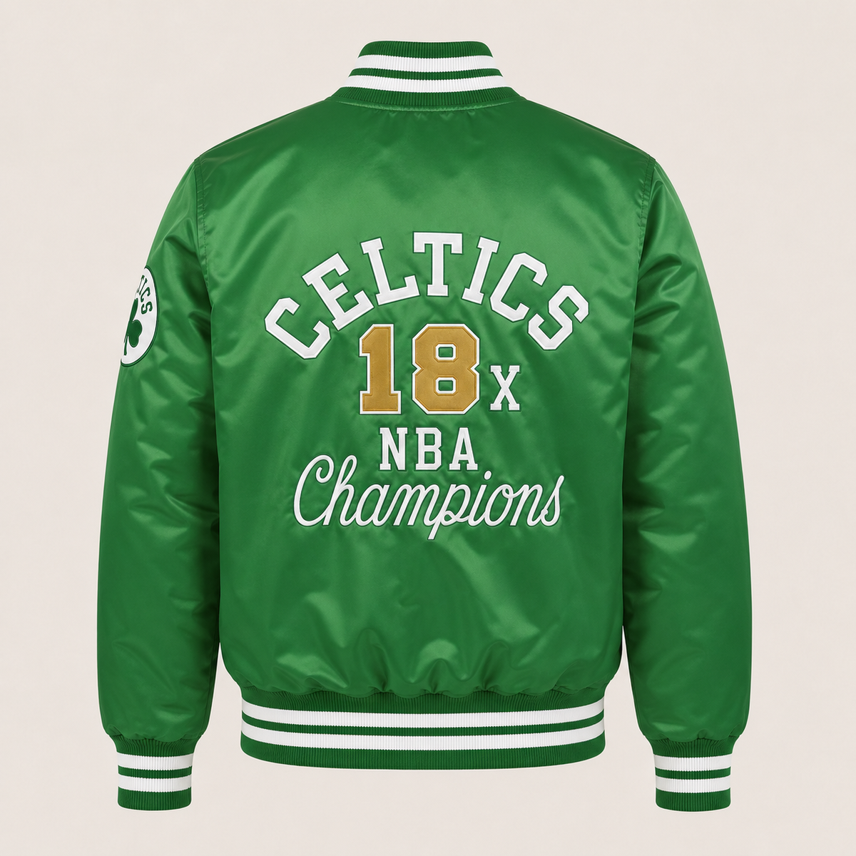 Boston Celtics Heavyweight Satin Fan Jacket