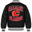 Calgary Flames NHL Heavyweight Satin Jacket Back View