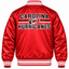 Carolina Hurricanes NHL Heavyweight Satin Jacket Back View