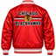 Chicago Blackhawks NHL Heavyweight Satin Jacket Back View