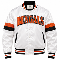 Cincinnati Bengals Game Day Heavyweight Satin Jacket