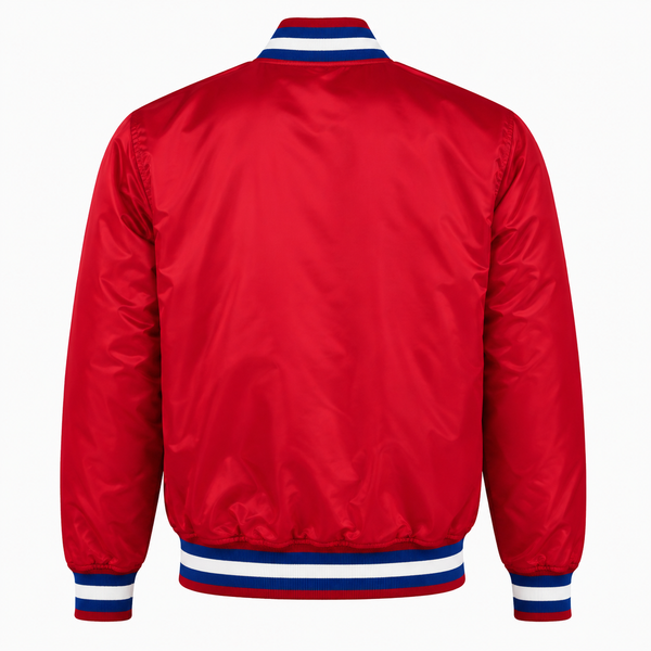 LA Clippers Inspired Heavyweight Satin Fan Jacket