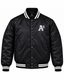 Athletics Black Heavyweight Satin Jacket