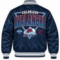 Colorado Avalanche Heavyweight Satin Jacket