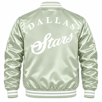 Dallas Stars Women NHL Heavyweight Satin Jacket Back View