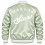 Dallas Stars Women NHL Heavyweight Satin Jacket Back View