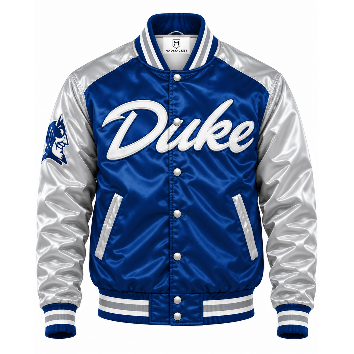 Duke Blue Devils Varsity Heavyweight Satin Jacket