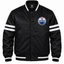 Edmonton Oilers NHL Heavyweight Satin Jacket Front View