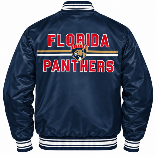 Florida Panthers Full-Snap Heavyweight Satin Jacket