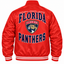 Florida Panthers NHL Heavyweight Satin Jacket Back View